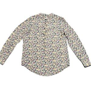 Equipment Floral Silk Blouse